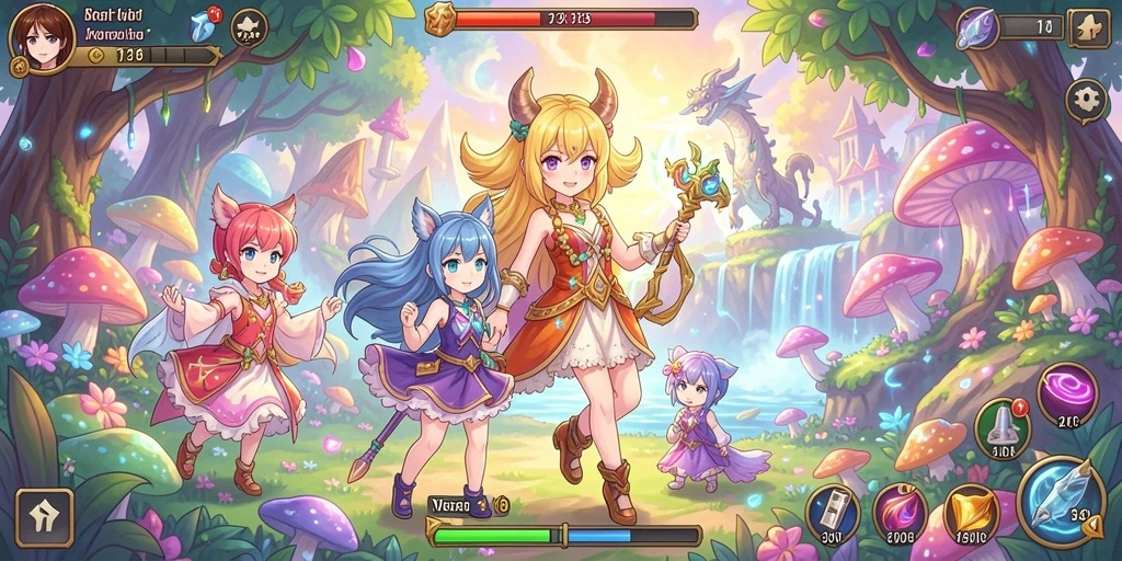 Screenshot dari komunitas interaktif di dalam aplikasi.