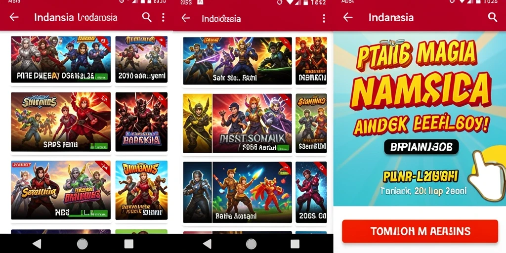 Konten hadiah menarik untuk meraih kemenangan.