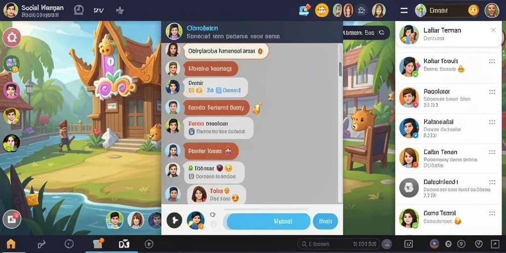 Tangkapan layar menampilkan mode multiplayer yang seru dan interaktif.