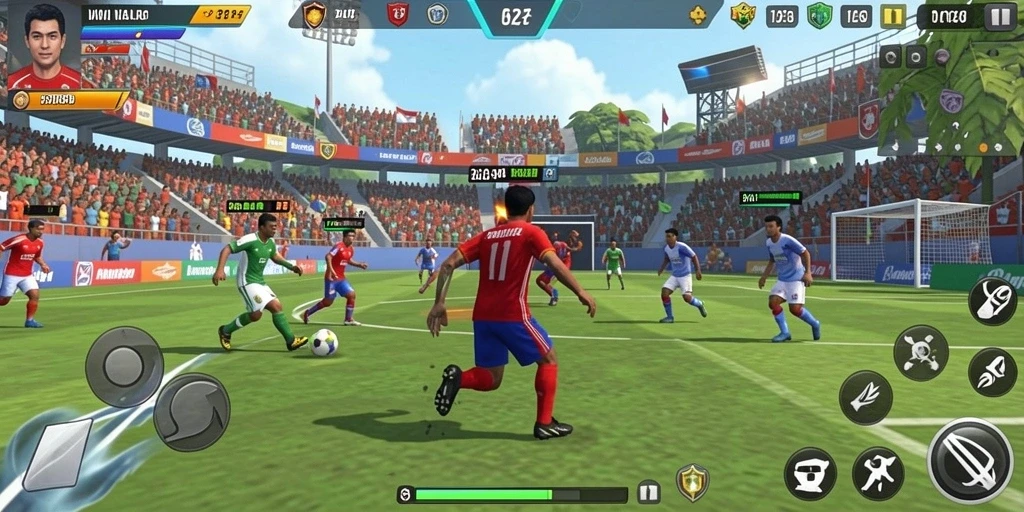 Screenshot momen seru dalam permainan yang penuh aksi.