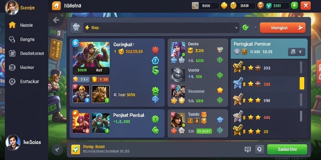 Tangkapan layar menampilkan grafis memukau dari dunia game.