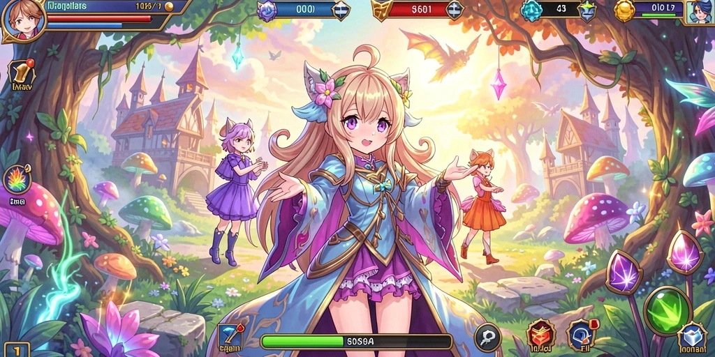 Ilustrasi gameplay yang penuh aksi dalam KARTUTOTO.
