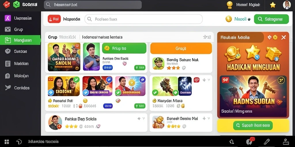 Tangkapan layar dari mode multiplayer yang seru.