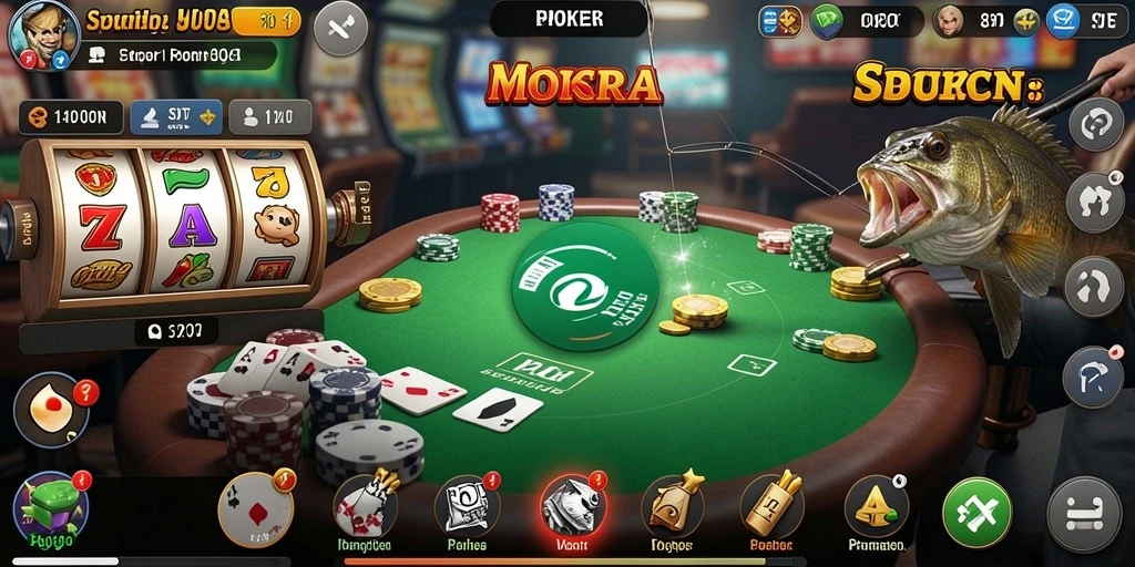 Tangkapan layar interaksi sosial antar pemain di dalam game.