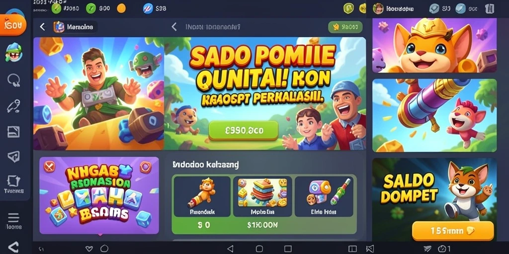 Menu pengaturan dengan banyak pilihan kustomisasi.